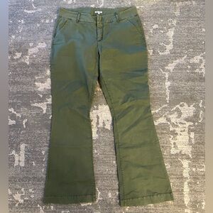 Women’s Dear John Wide Leg Pants, Green, Size 32 Long, NWOT